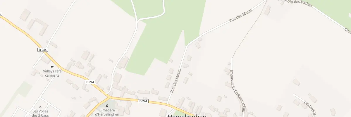 Plan du 99 Rue des Monts à Hervelinghen