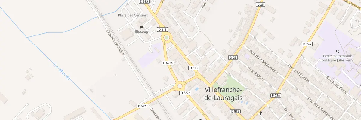 Plan du 207 Rue de la République à Villefranche-de-Lauragais