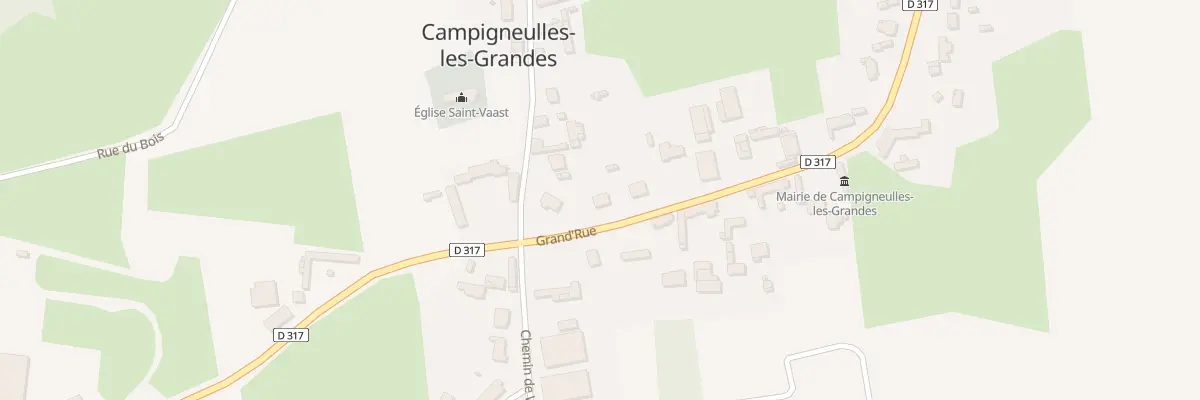Plan du 40 Gr Grand Rue à Campigneulles-les-Grandes