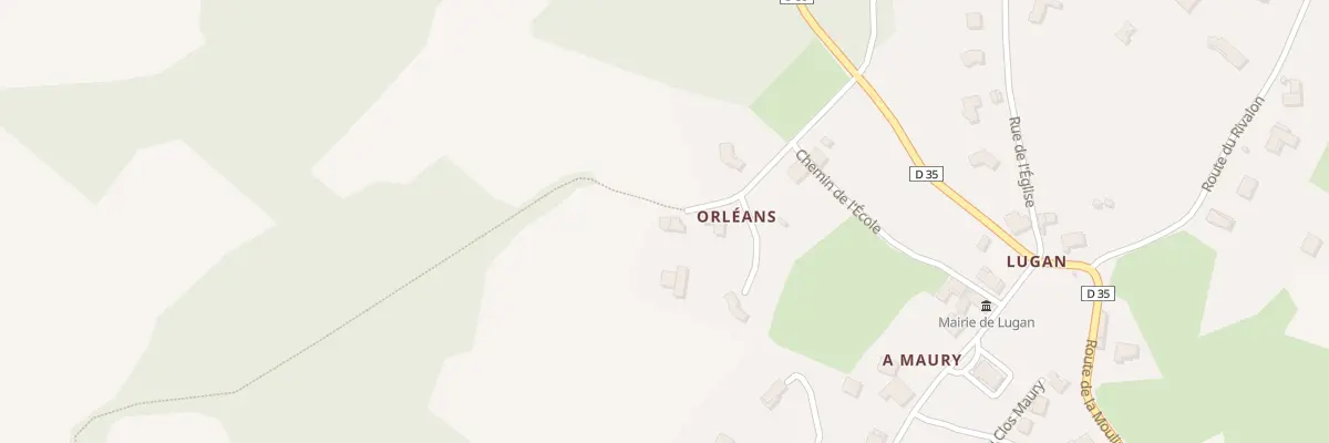 Plan du 5020 Orleans à Lugan