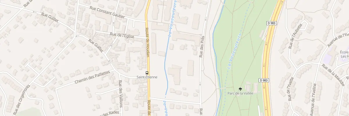 Plan du 129 Rte de Houdan à Mantes-la-Ville