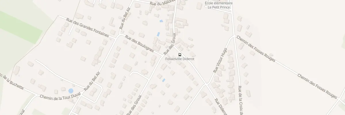 Plan du 23 Rue des Groux à Follainville-Dennemont