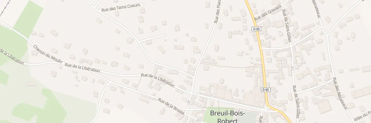 Plan du 4 Rue des Tems Coeurs à Breuil-Bois-Robert