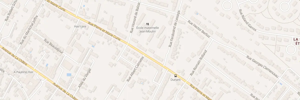 Plan du 101 Rue Pierre et Marie Curie à Châteauroux