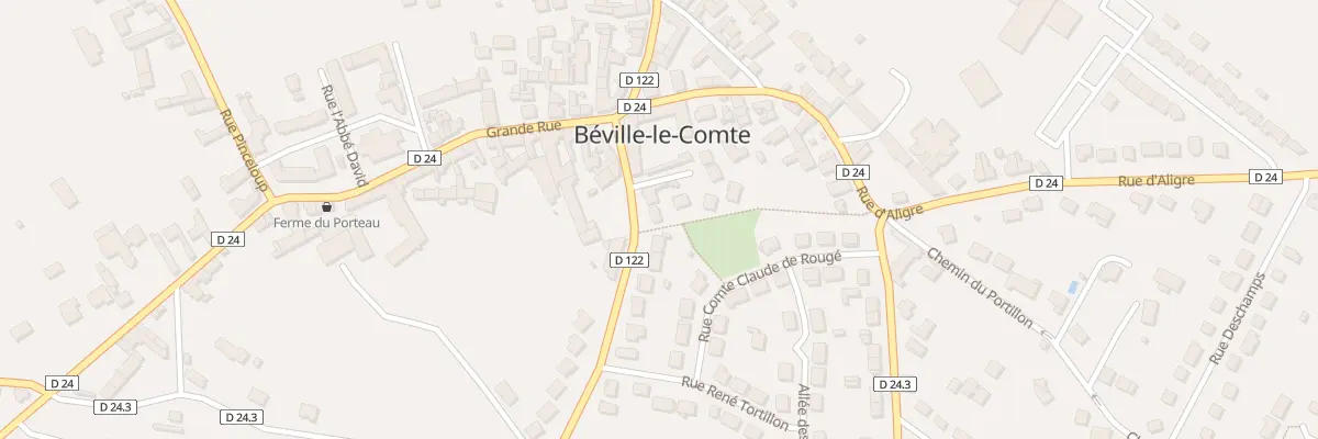 Plan du 7 Rue Jean Moulin à Béville-le-Comte