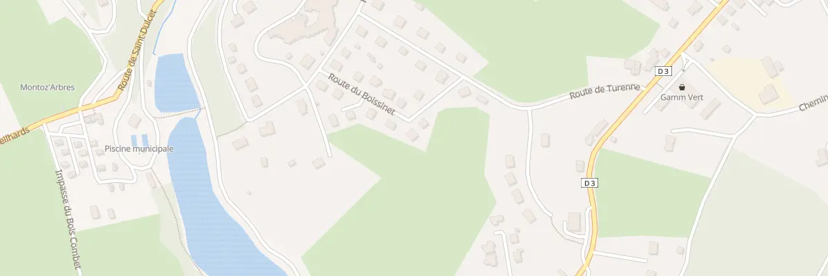 Plan du 21 Rte de Boisse à Chamberet