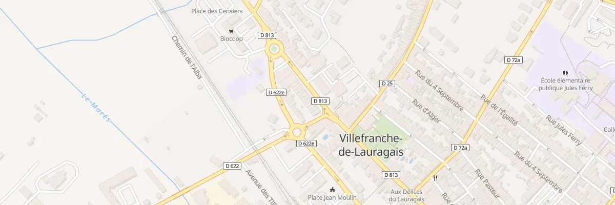 Plan du 197 Rue de la République à Villefranche-de-Lauragais