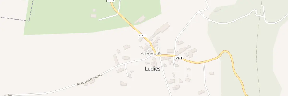 Plan du 6 Rue du Lavoir à Ludiès