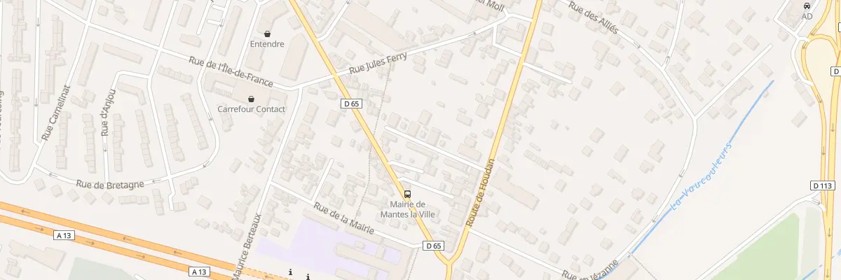 Plan du 54B Rte de Houdan à Mantes-la-Ville