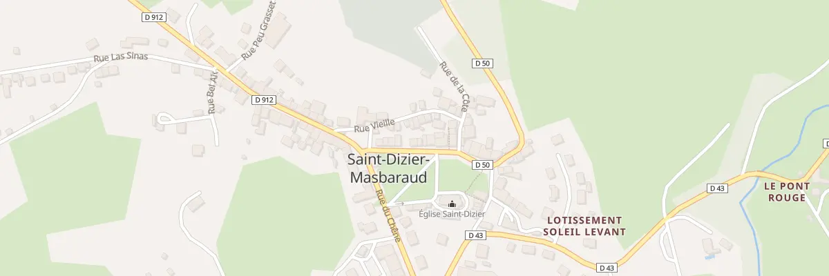 Plan du 11 Rue de l’Anclos à Saint-Dizier-Masbaraud