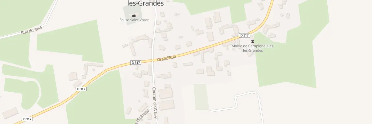 Plan du 43 Gr Grand Rue à Campigneulles-les-Grandes