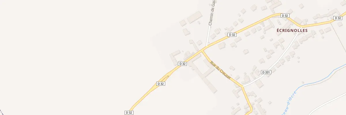 Plan du 32T Rue de Chartres à Écrosnes