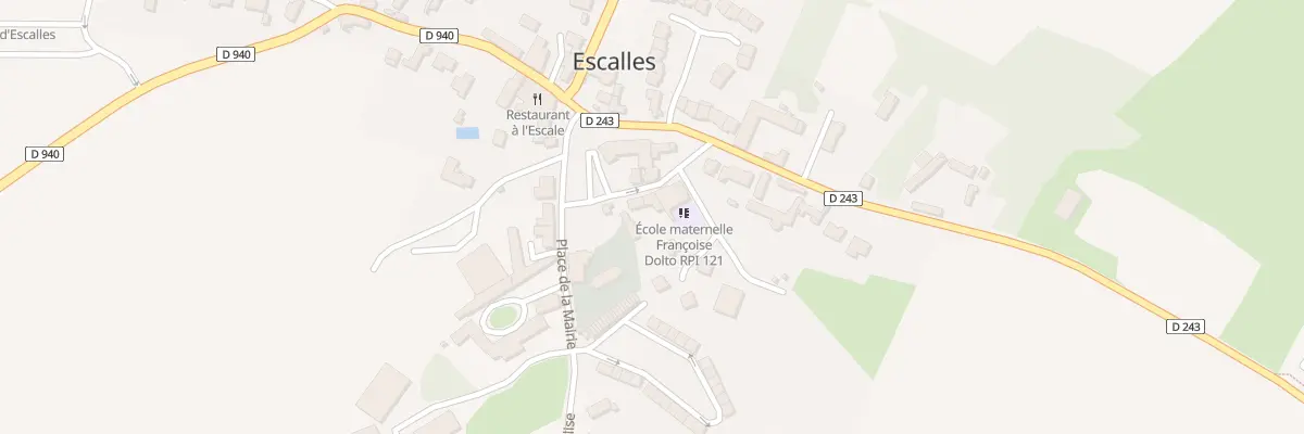 Plan du 8 Pl de la Mairie à Escalles