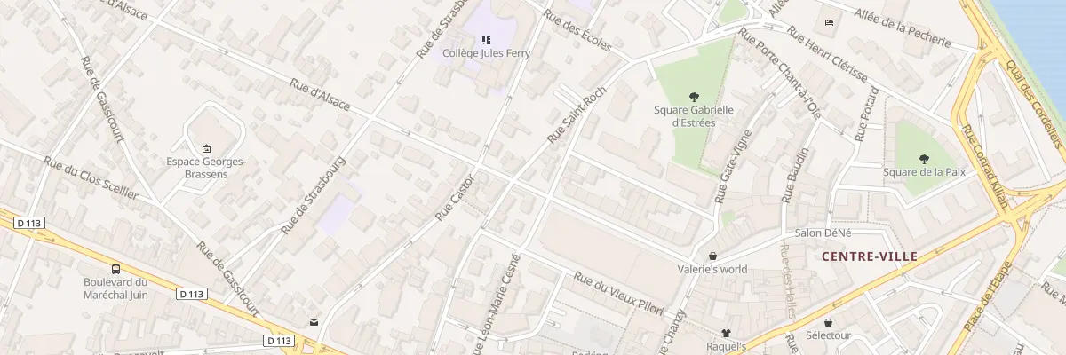 Plan du 18B Rue d’Alsace à Mantes-la-Jolie