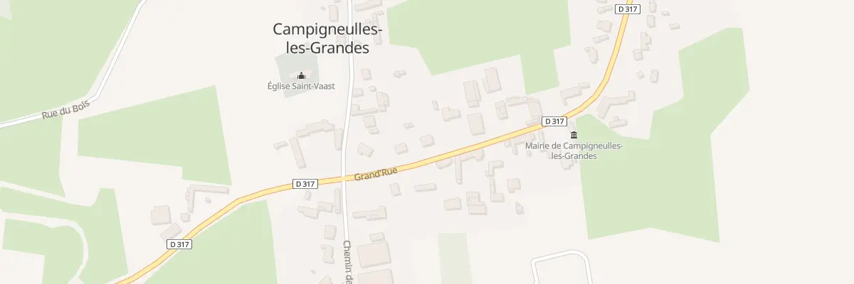 Plan du 38 Gr Grand Rue à Campigneulles-les-Grandes