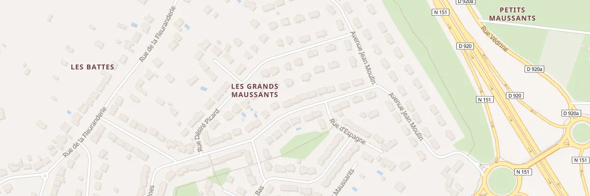 Plan du 39 Av des Maussants à Déols