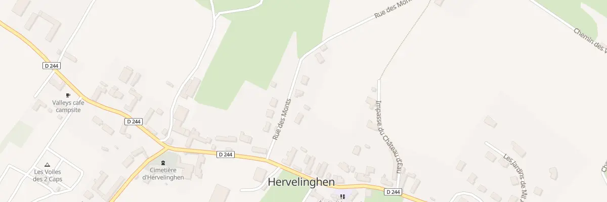 Plan du 92 Rue des Monts à Hervelinghen