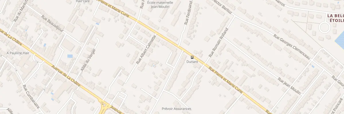 Plan du 104 Rue Pierre et Marie Curie à Châteauroux