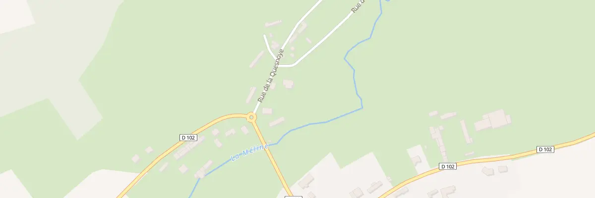 Plan du 2 Rue de la Quesnoye à Ellecourt