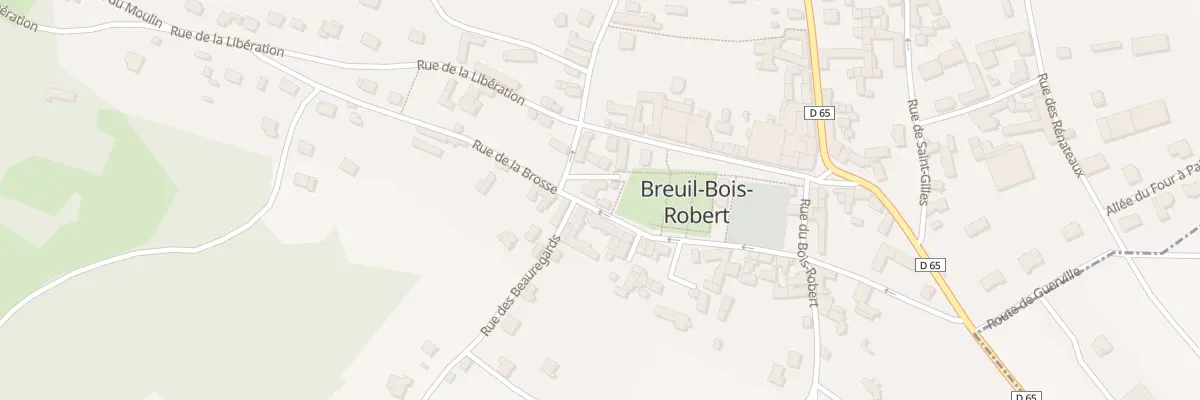 Plan du 6 Rue de la Brosse à Breuil-Bois-Robert