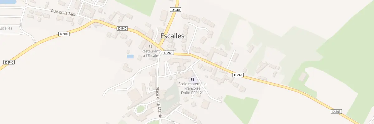 Plan du 4 Rte de Peuplingues à Escalles