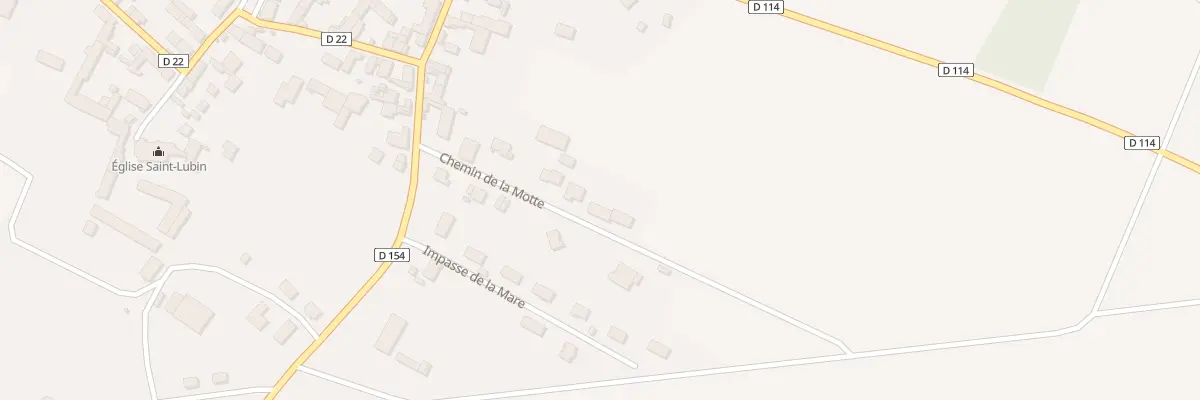 Plan du 7 Che de la Motte à Prasville