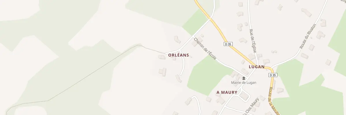 Plan du 5026 Orleans à Lugan