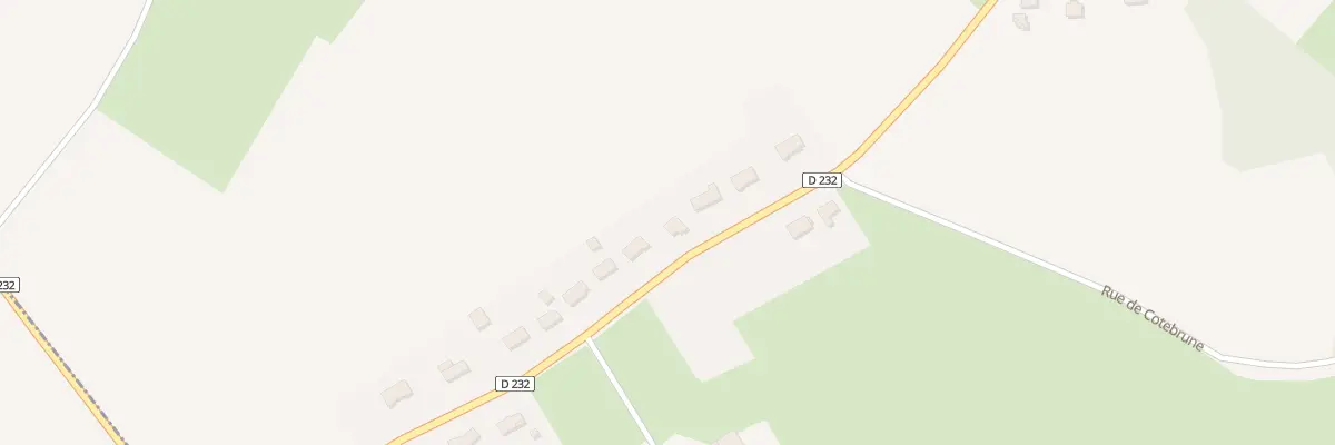Plan du 2494 Rue de Beaucamp à Wierre-Effroy