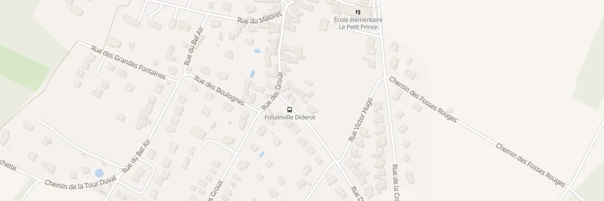 Plan du 5 Rue Diderot à Follainville-Dennemont