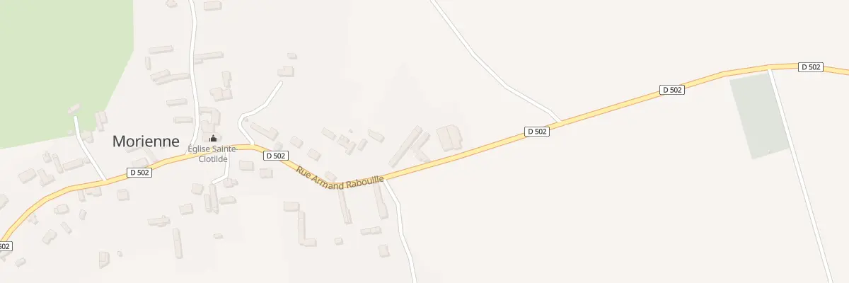 Plan du 5022 Le Bourg à Morienne