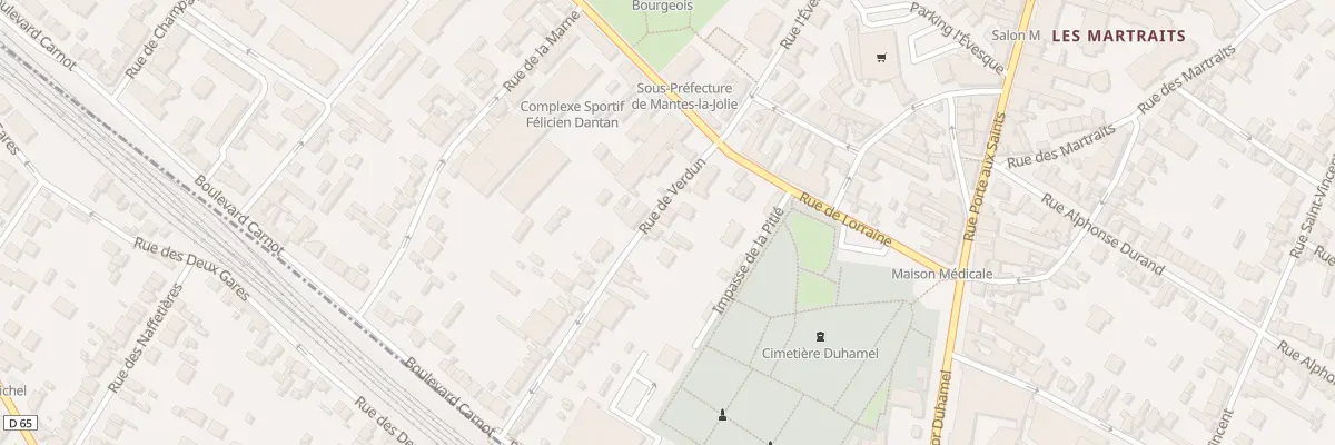 Plan du 39 Rue de Verdun à Mantes-la-Jolie