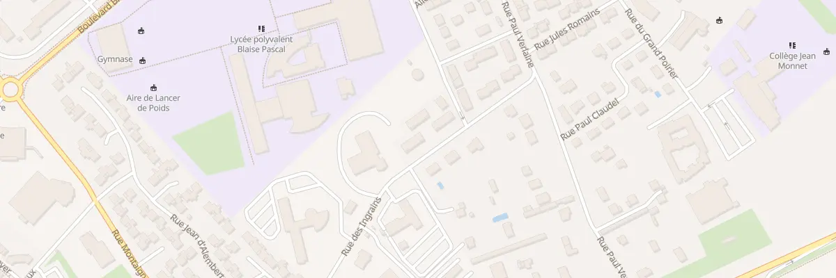 Plan du 18 Rue des Ingrains à Châteauroux