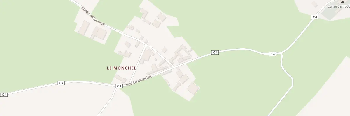 Plan du 10 Rue Le Monchel à Ercourt