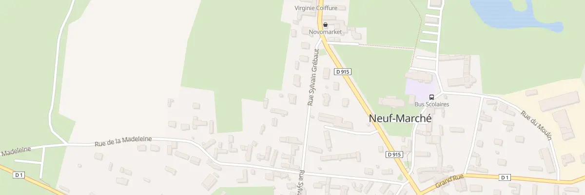 Plan du 11 Rue Sylvain Grébaut à Neuf-Marché