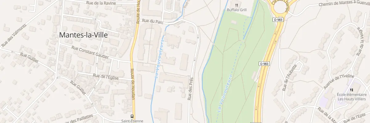 Plan du 10 Rue des Près à Mantes-la-Ville