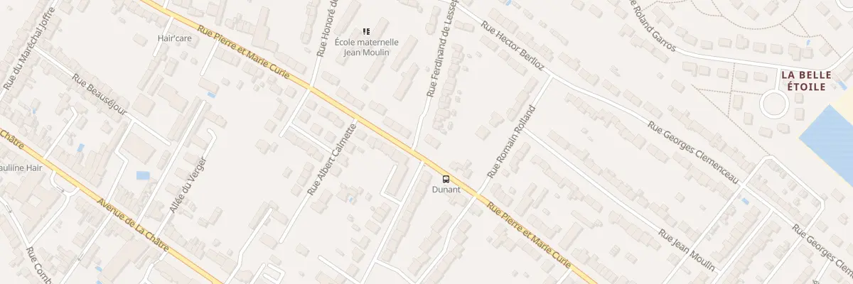 Plan du 111 Rue Pierre et Marie Curie à Châteauroux