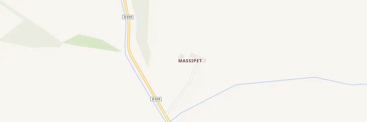 Plan de Massipet à Molandier
