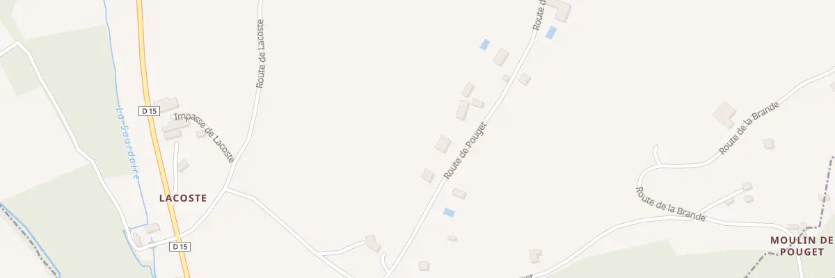 Plan du 900 Rte du Pouget à La Chapelle-aux-Saints