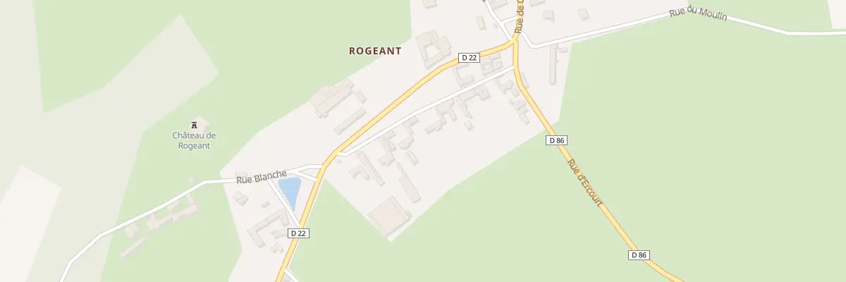 Plan du 9 Rue du Bas de Rogeant à Tœufles