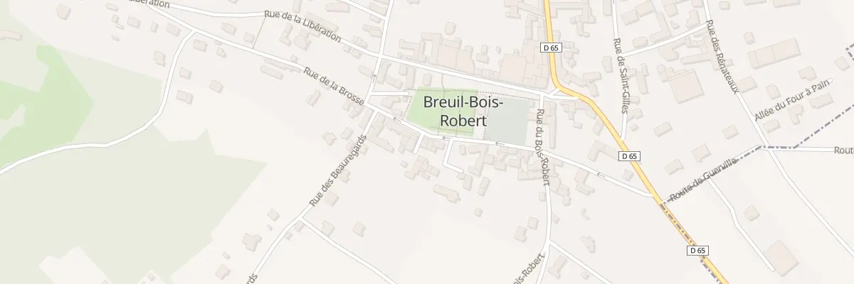 Plan du 21 Rue de la Brosse à Breuil-Bois-Robert