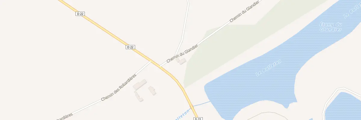 Plan du 1 Che du Glandier à Montrieux-en-Sologne