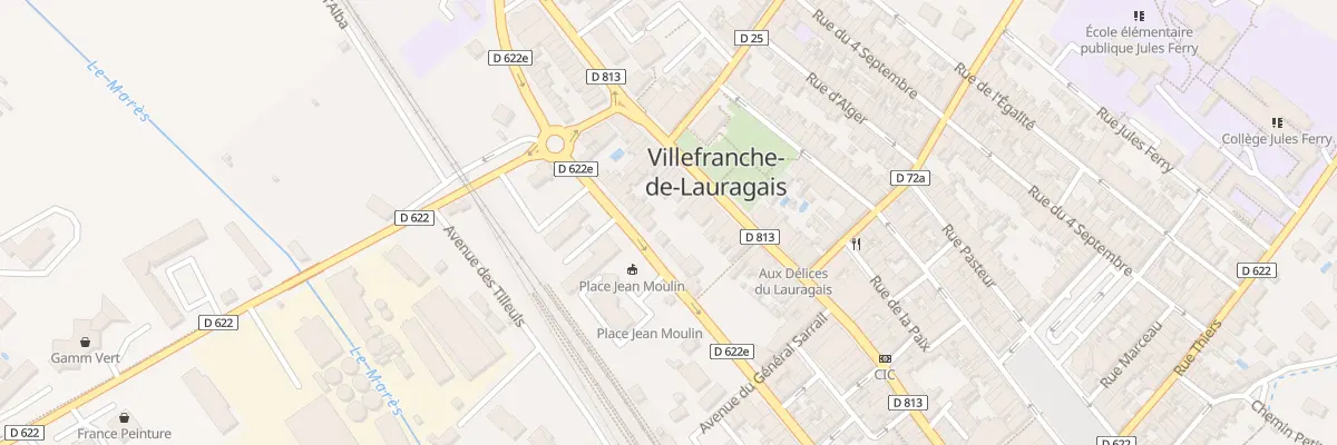 Plan du 165 Rue de la République à Villefranche-de-Lauragais