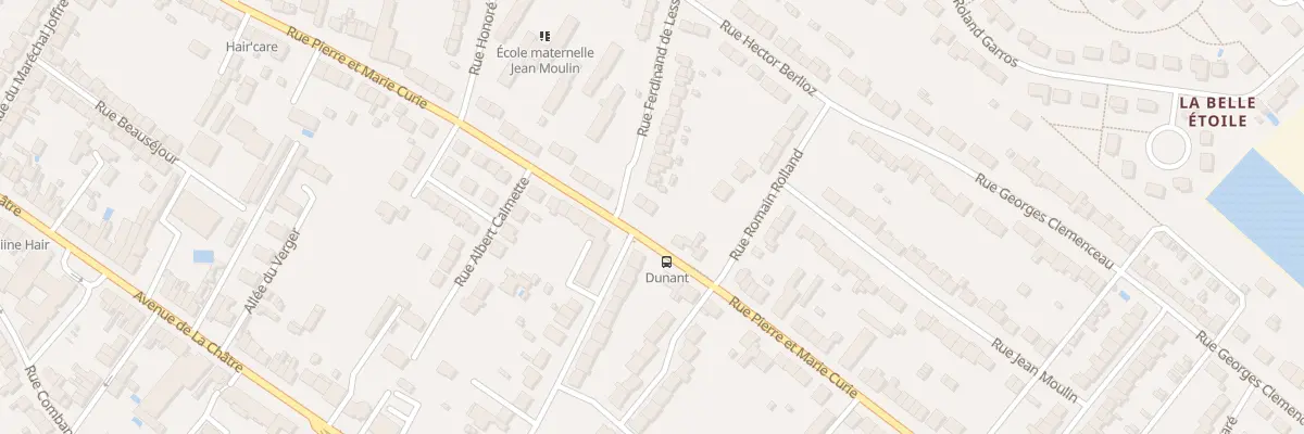 Plan du 113 Rue Pierre et Marie Curie à Châteauroux