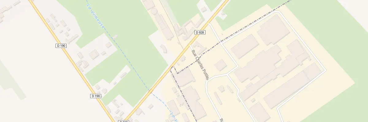 Plan du 12 Rte Nationale à Martainneville