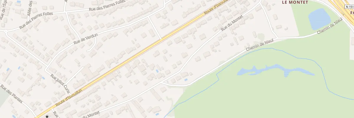 Plan du 103 Rue du Montet à Déols