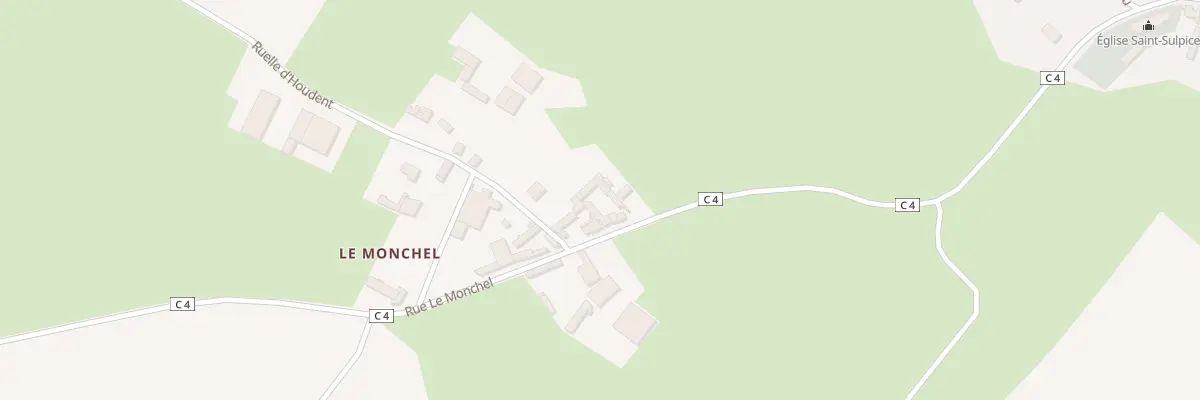 Plan du 8 Rue Le Monchel à Ercourt