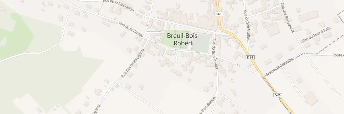 Plan du 19 Rue de la Brosse à Breuil-Bois-Robert