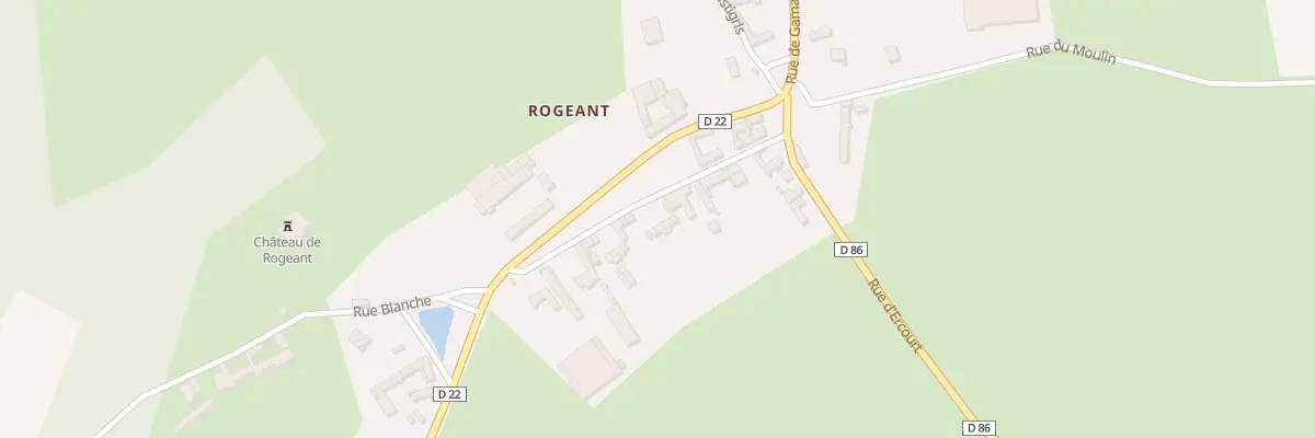 Plan du 7 Rue du Bas de Rogeant à Tœufles