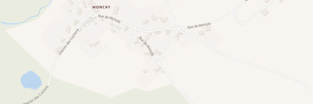 Plan du 66 Rue de monçay à Lailly-en-Val