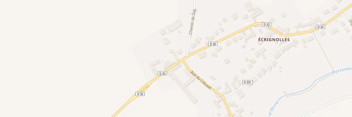 Plan du 30 Rue de Chartres à Écrosnes